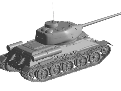 Tank T-34 3D model buy