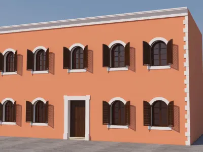 Mexican House 3D model 7