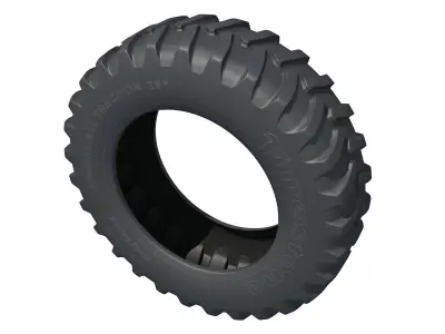 Off Road Tractor Tire 3D model