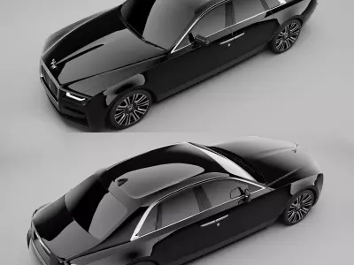 2021 Rolls-Royce Ghost 3D model