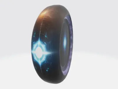 Quantum Mirror Portal 3D model