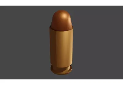 bullet asset Free 3D model