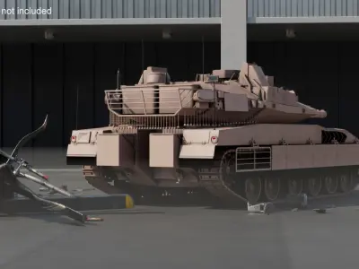 Israeli Tank Merkava 3D model