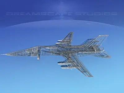 General Dynamics F-111 Aardvark V01 3D model