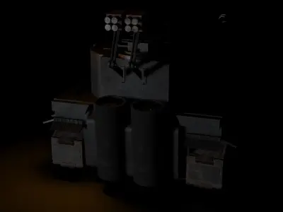 WW2 Tiger Science-Fiction 3D model