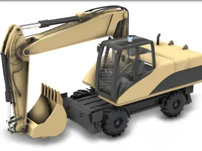 Vehicle - heavy equipment 03 3D model