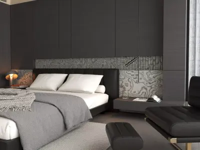 Bedroom interior 09 3D model