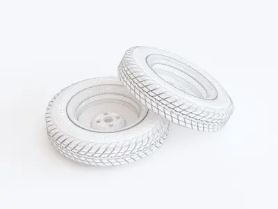 Wheel 01 3D model