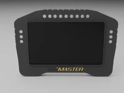 ECUMaster DIGITAL DASH DISPLAY Free 3D model