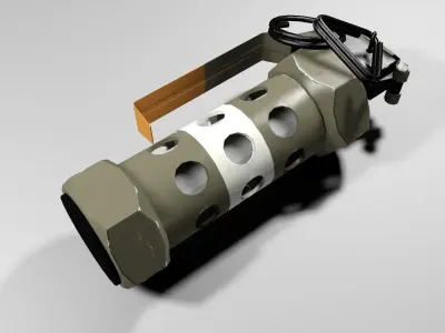 M84 Stun Grenade Low-poly 3D model buy