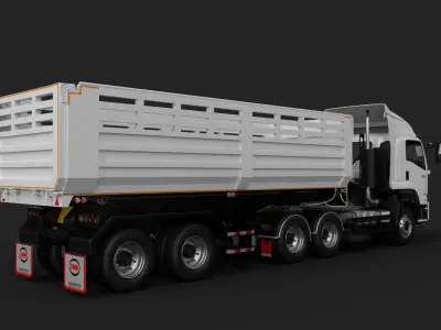 ISUZU DECA-GXZ360 Dump 3D model