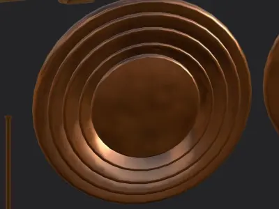 Air Ventilation Parts Low-poly 3D model