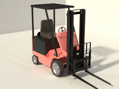 Forklift 3D model get