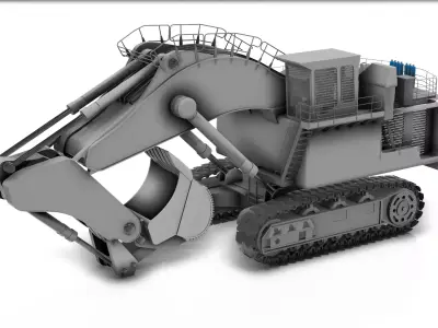Heavy equipment - Vehicle 001 3D model