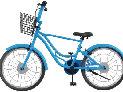Bicycle 3D model 7