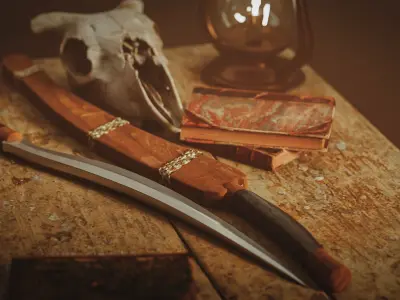 Pinut- Ancient Filipino Sword 3D model