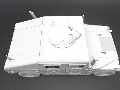HMMWV scale model 3D print model