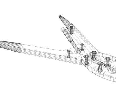 Mechanical Handtools - Hand Crimp 3D model