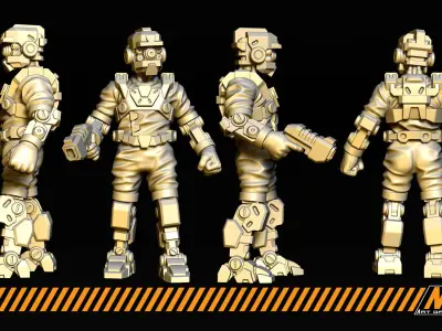Droids  3D print model