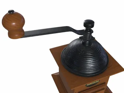 hand mill 3D model