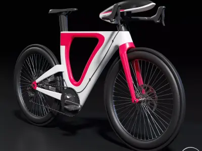 Triathlon Bike 3D model get