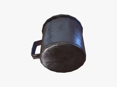 Old Cup  Free low-poly 3D model