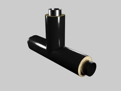 Fittings for insulated pipes 3D model