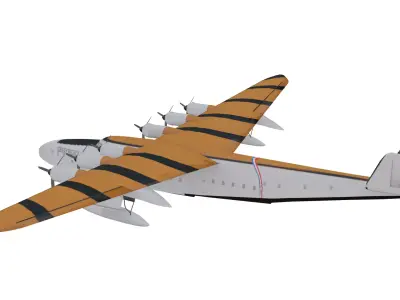 Latecoere 631 Low-poly 3D model purchase