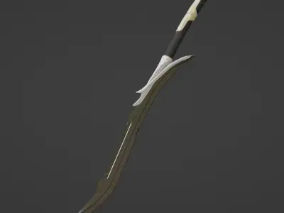 Sword Steel 01 3D model