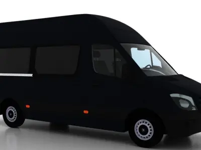 Mercedes Benz Sprinter L2H3 2015 Passenger EU 3D model