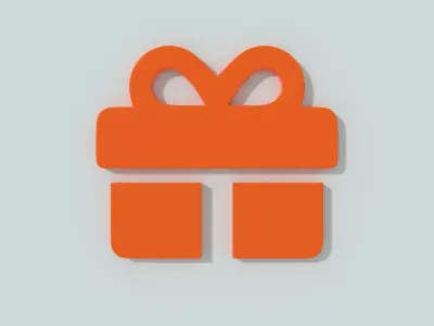 E-commerce 3D icon - Gift Free 3D model