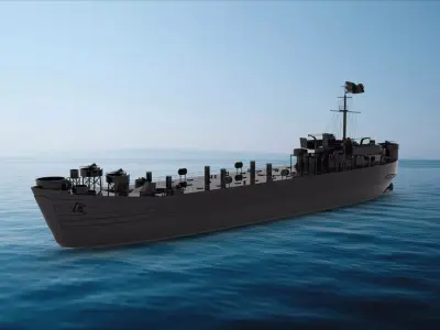 oil tanker 3D model