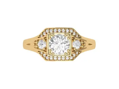 Wedding Ring  3D print model 213