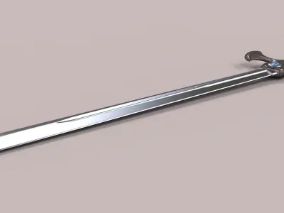 Fantasy sword 3D model buy