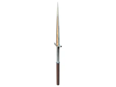 Spartan Roman Broken Spear Of Leonidas Low-poly 3D model