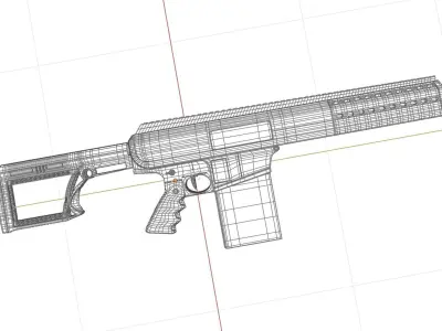 Barrett SSRS Free low-poly 3D model