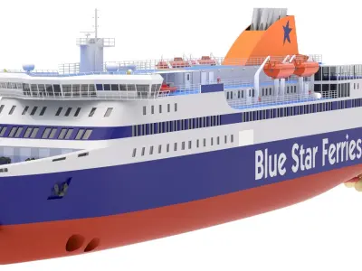 Blue Star Chios 3D model