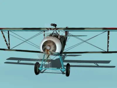 Nieuport 11 VHP V07 3D model