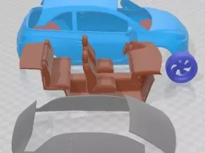 Opel Adam 2013 Printable Car 3D print model