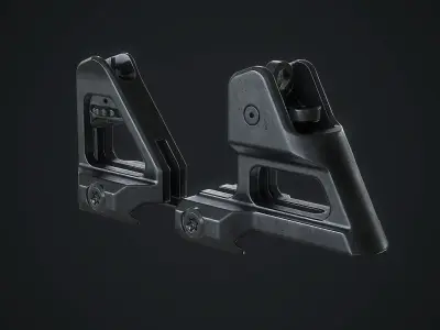 Scalarworks Peak Sights  Low-poly 3D model