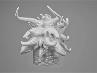 DRAGON HEAD 3D model buy