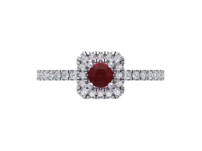 Art Deco Ring 3D print model 38