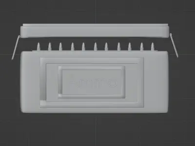 Military ammo box 3D model