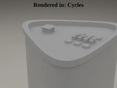 Skyscraper01T for Eevee and Cycles Low-poly 3D model