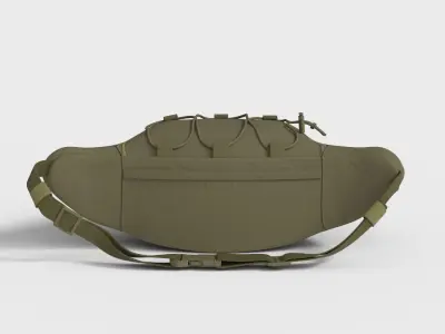 WAIST BELT BAG Low-poly 3D model