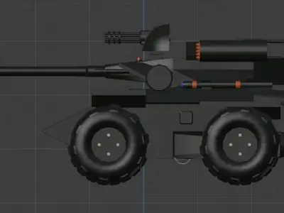 Foxhound AFV 3D model