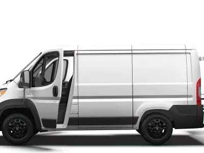 RAM Promaster Van L1H1 HQ Interior 2023 3D model