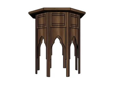 Octogonal Star Table by Dixie and Grace 3D model