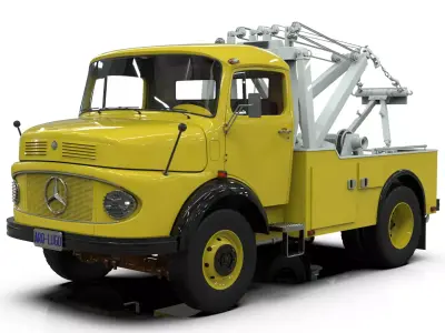 Mercedes-Benz LAK 710 4x4 Wrecker Truck  3D model