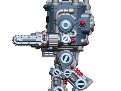 UWU Shadow Force Killjoy Mech Tabletop Wargame Mini 3D print model